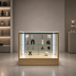 48 in. Black Glass Showcase with LED – SD-001 - Image 3