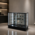 48 in. Aluminum-Frame LED Glass Showcase – SD-003 - Image 2