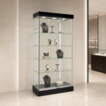 78 in. LED Tower Glass Showcase – SD-H01 - Image 2