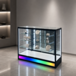 48 in. RGB Base-Lighted Glass Showcase – SD-005 - Image 2