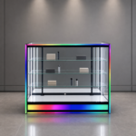 48 in. RGB Frame & Lightbox Glass Showcase – SD-006 - Image 2