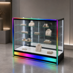 48 in. RGB Frame & Lightbox Glass Showcase – SD-006 - Image 3