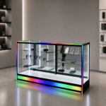 70 in. RGB Frame & Lightbox Glass Showcase – SD-006 - Image 3