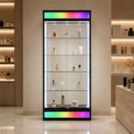 78 in. RGB Tower Glass Showcase – SD-H02 - Image 3